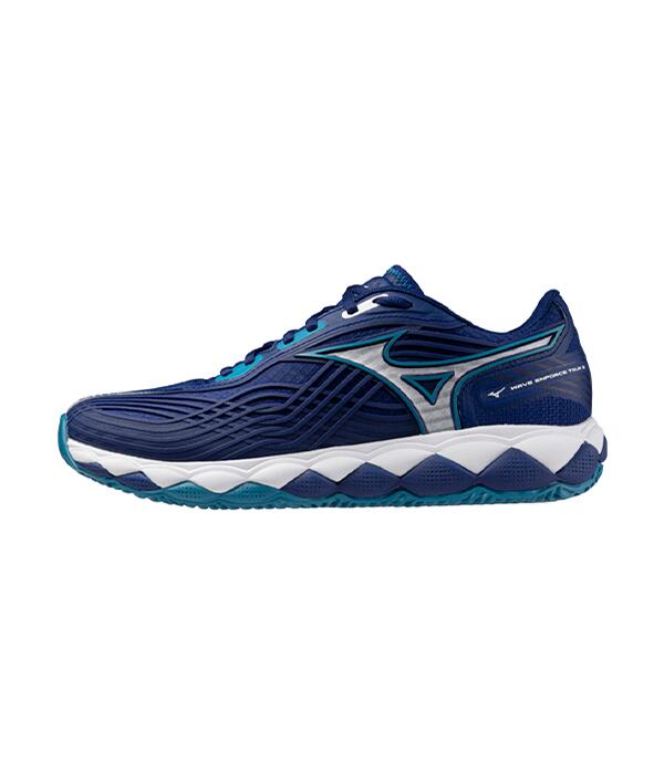 Buty do tenisa męskie Mizuno Wave Enforce Tour 2 CC bellwether blue/ white/ fjord blue WYSYŁKA W 24H 30 DNI NA ZWROT