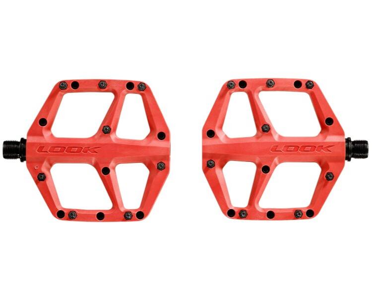 Look Trail Roc Fusion Pedals, czerwony  2022 Pedały BMX, Dirt i Freeride