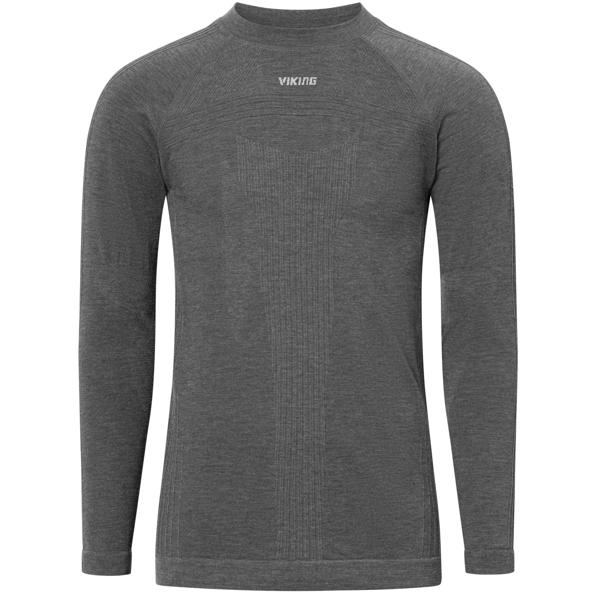 Bluza termoaktywna męska PrimaLoft z kaszmirem Viking Tende Man Longsleeve 0800 szary M