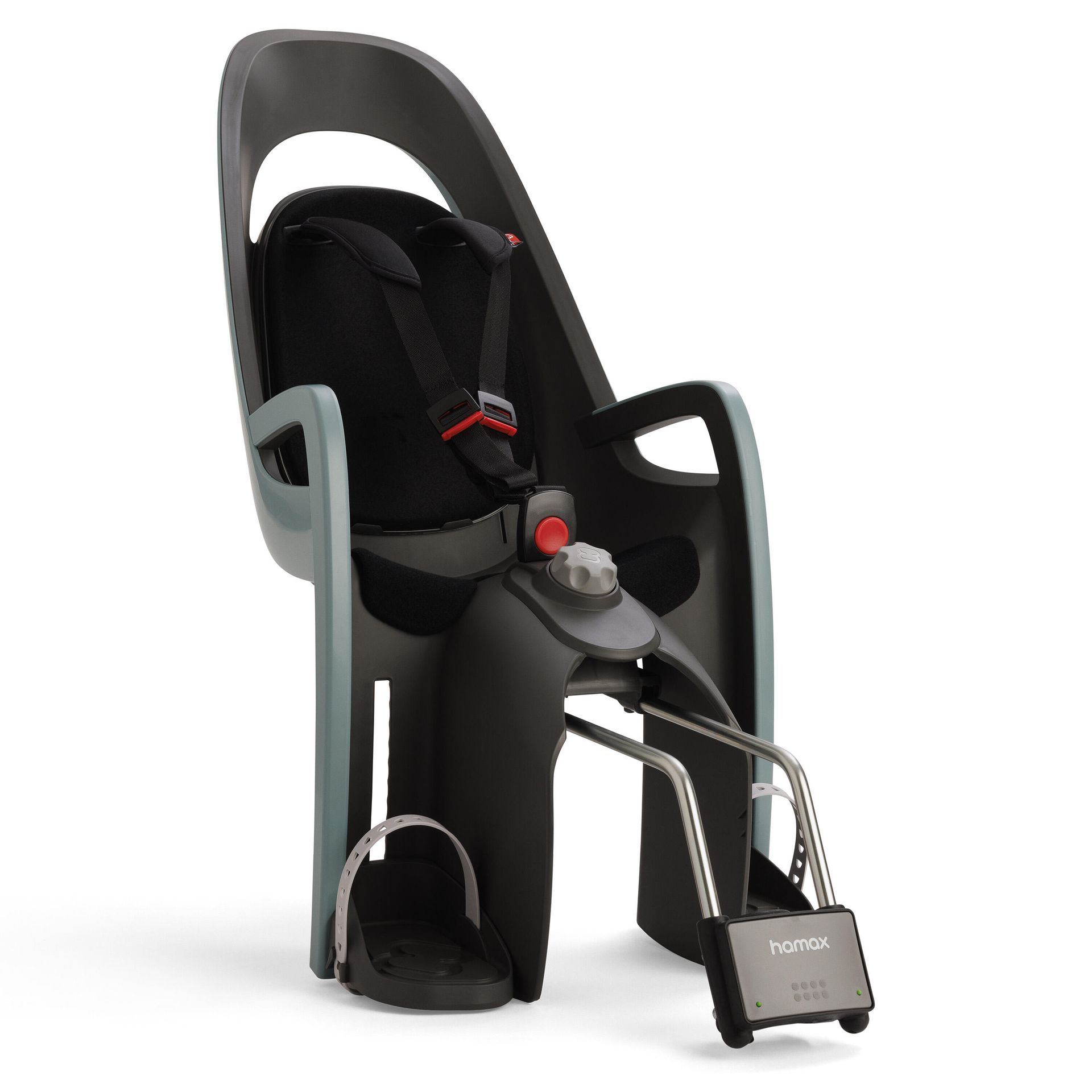 Hamax - Fotelik rowerowy Caress montowany na ramie - White/black