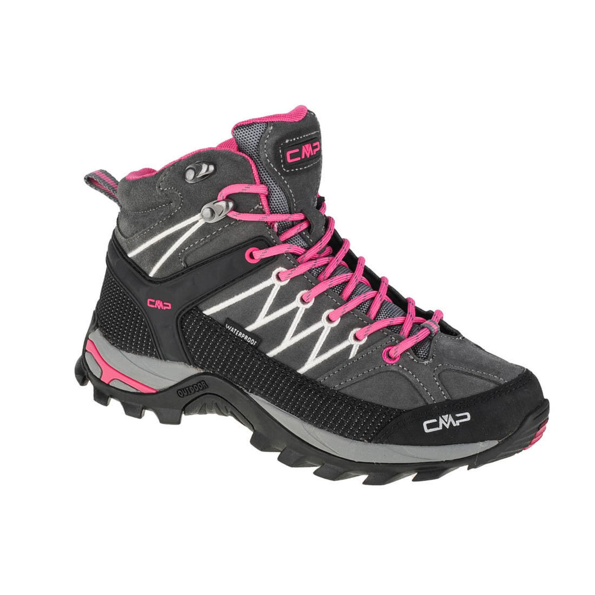 CMP Damskie buty trekkingowe Rigel Mid Wmn Wp Walking, Titanio-Skyway, 38 EU, titanio Skyway, 38 EU