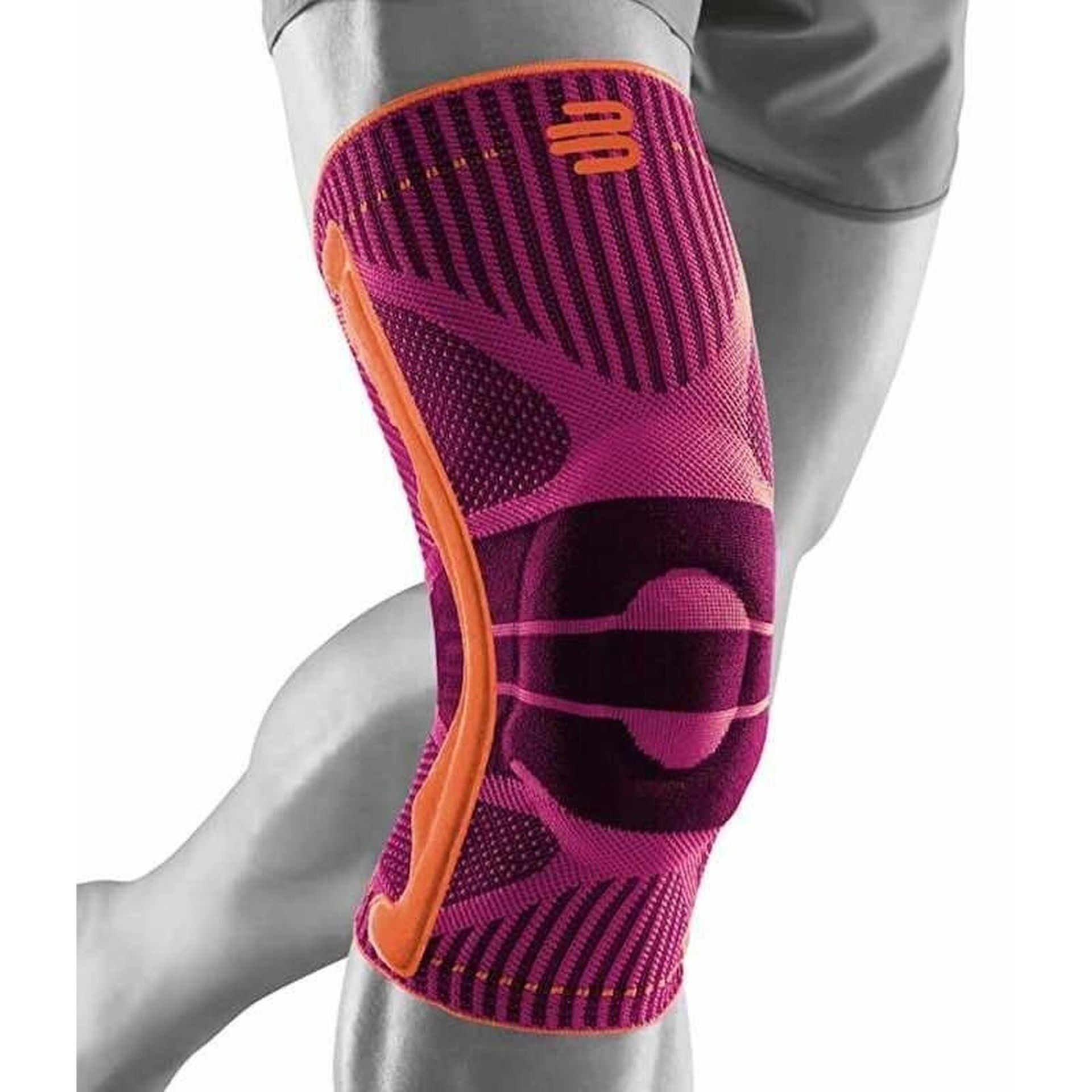 Bauerfeind Bauerfeind Sports Knee Supports, różowy XL 2022 Zimowe ocieplacze na nogi i ręce KNEESUP-PINK-XL