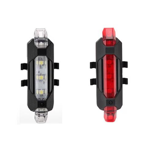 Zestaw lamp rowerowych Led Xqmax Usb