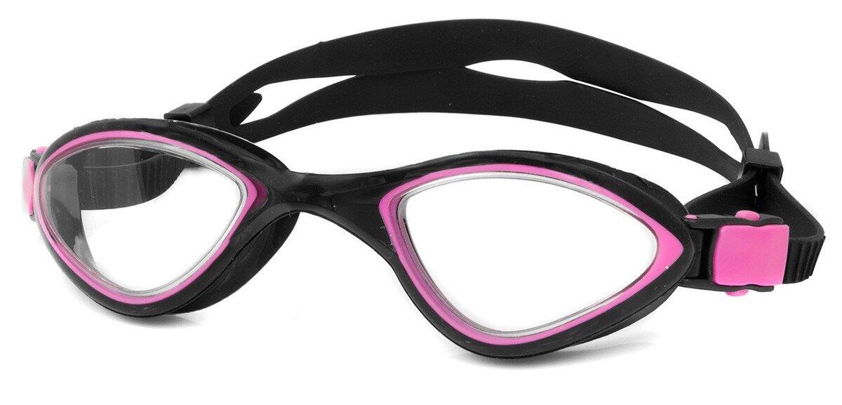 Aqua-Speed męskie elastyczne okulary pływackie monoblock, czarno-zielone