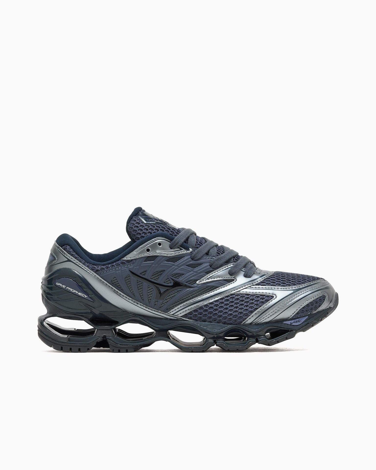 Buty męskie Mizuno Wave Prophecy LS odyssey gray/black/metallic gray