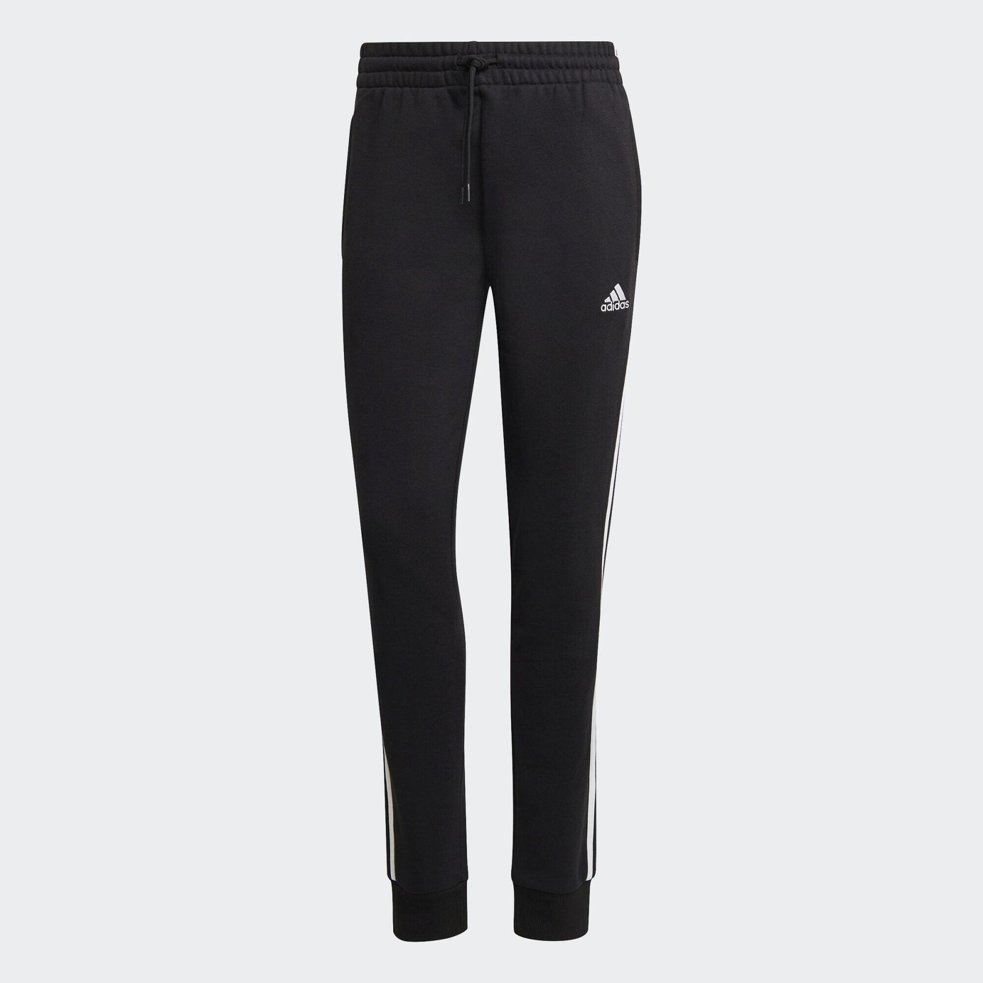Spodnie dresowe męskie adidas Essentials 3-Stripes French Terry Cuffed