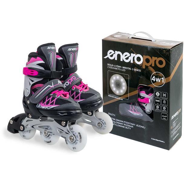 Łyżworolki ENERO PRO 1040745 4w1  rozmiar 34-37)