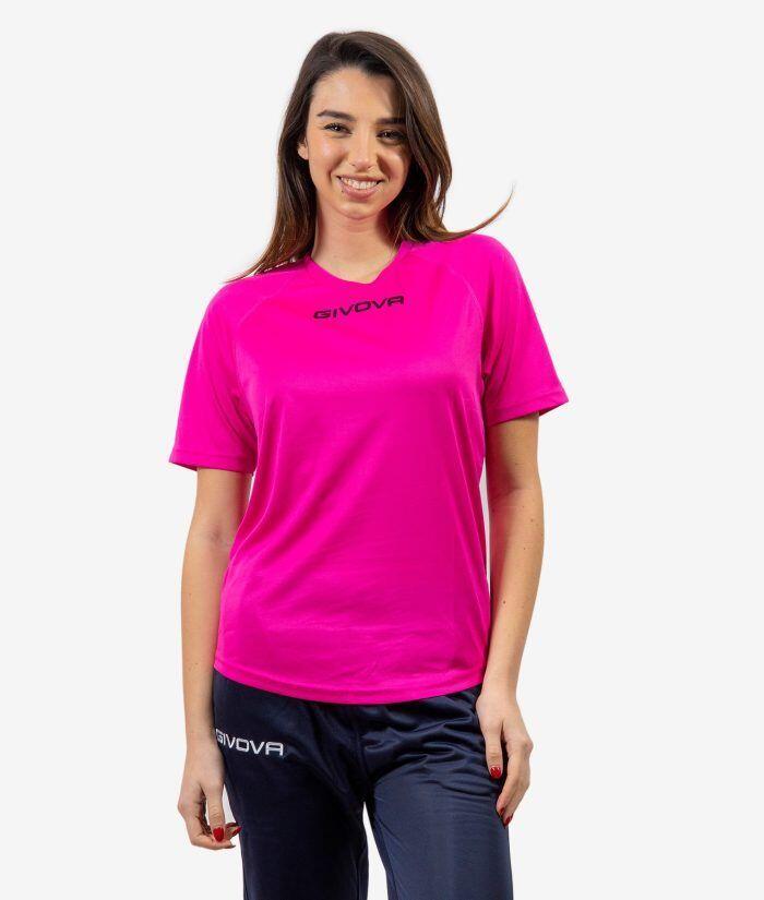 GIVOVA koszulka sportowa męska t-shirt treningowy MAC01 granatowa