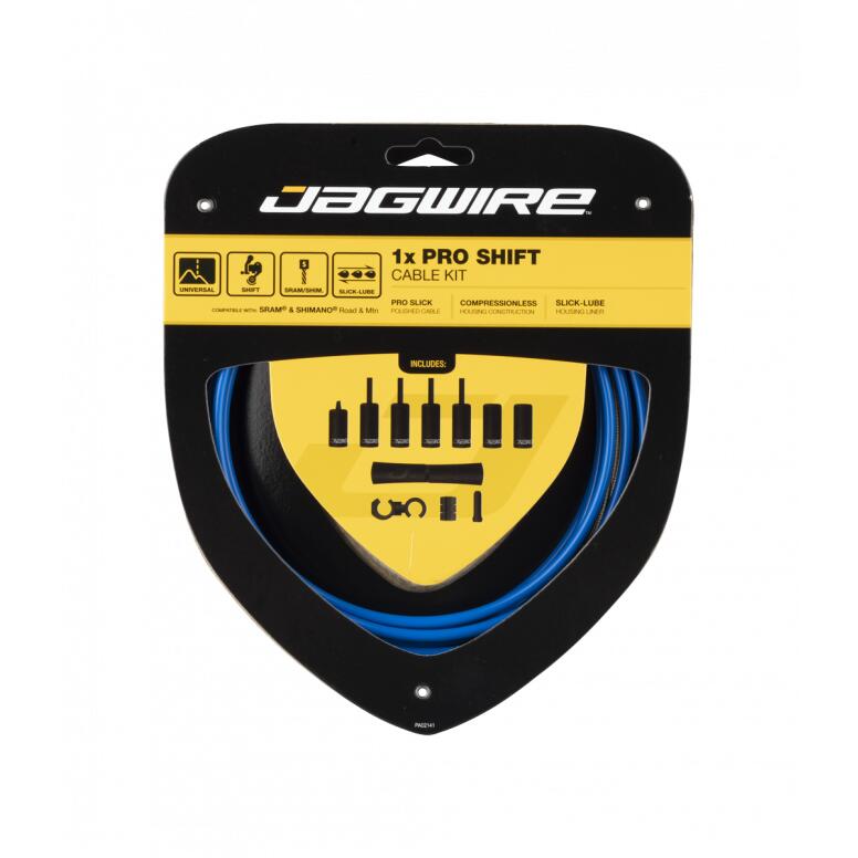 Jagwire Jagwire 1X Pro Shift Linka przerzutki - zestaw, blue  2021 Linki przerzutki i pancerze 18019255
