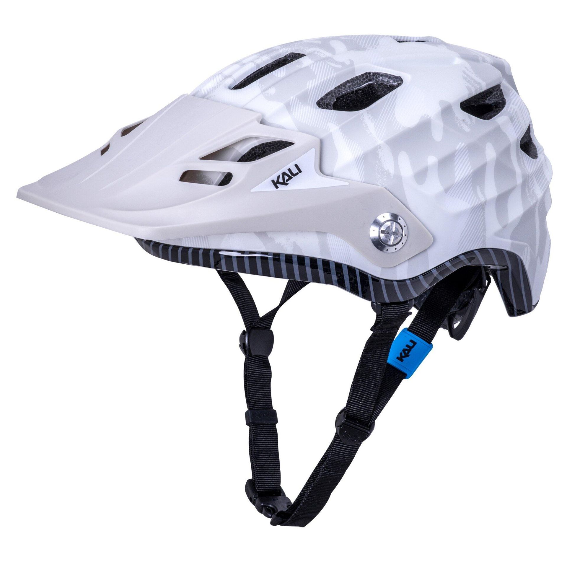 Kask enduro Kali Maya 3.0 Glossy Niebiesko-Biały