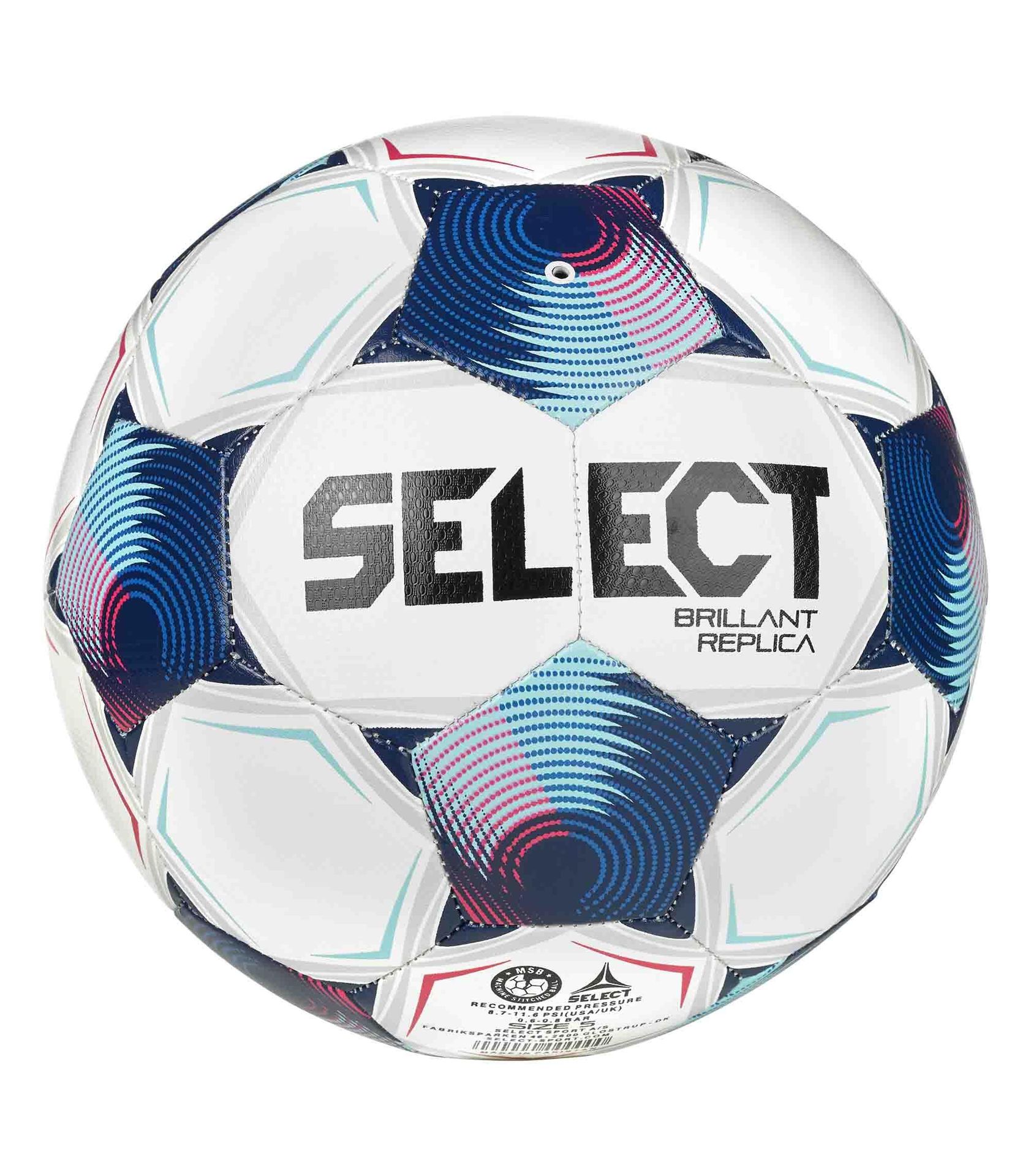 Select Brillant Replica v25 Ball 160075, unisex, piłki do piłki nożnej, Białe