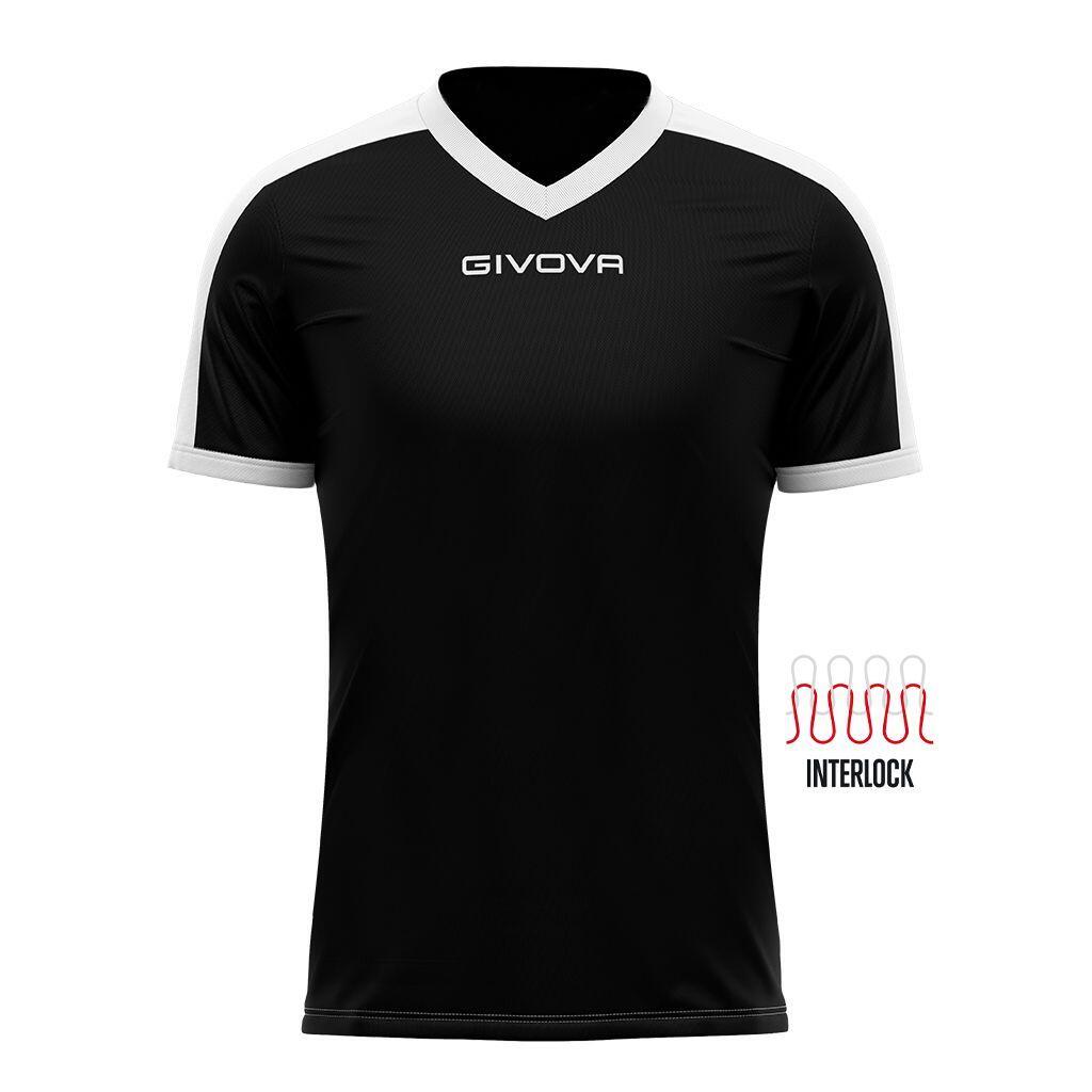 GIVOVA koszulka sportowa męska t-shirt treningowy MAC04 niebieska