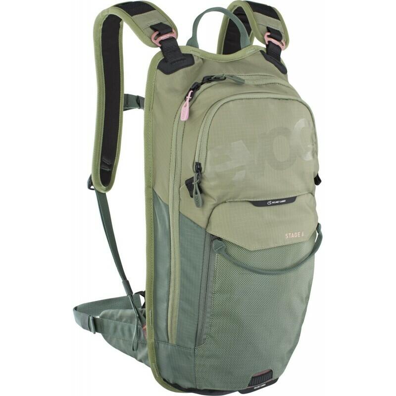 Evoc Stage Technical Performance Plecak 6 l + bukłak 2 l, light olive/olive 2021 Plecaki z bukłakiem 100205303