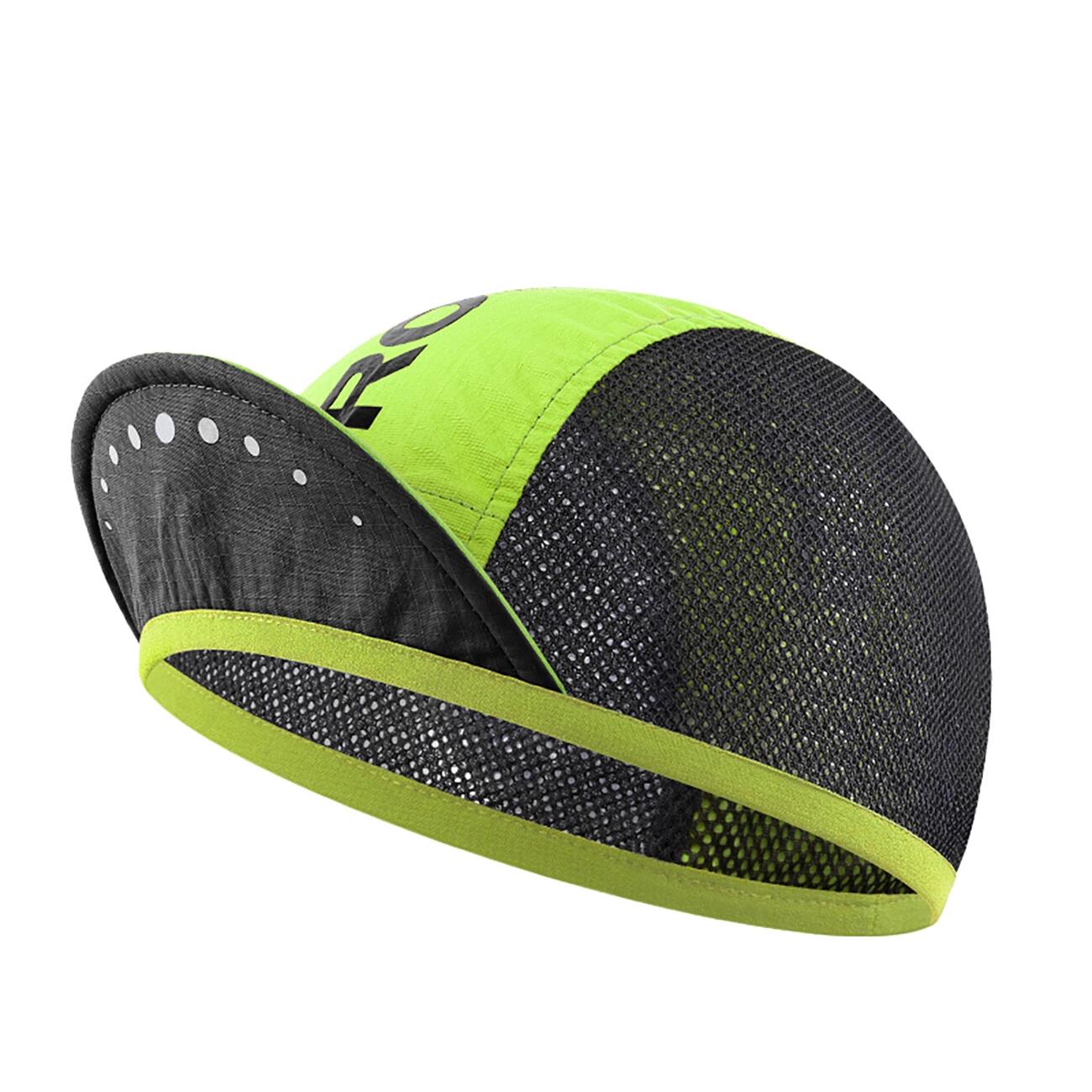 Czapka rowerowa Rockbros z daszkiem, pokrowiec na kask - zielona