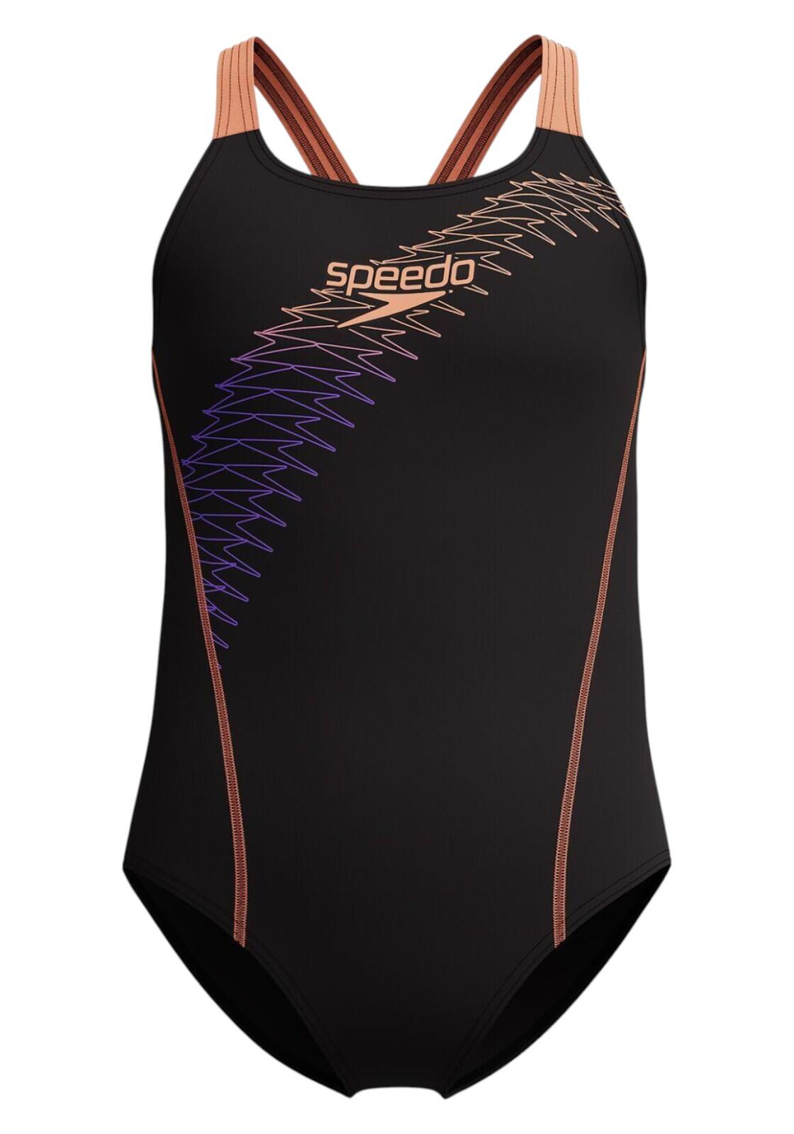 Dziecięcy 1-częściowy kostium kąpielowy Speedo Eco Medley Logo Medalist