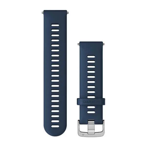 Garmin Silikonowy pasek Quick Release 22mm- czarny ze srebrnym zapięciem [010-11251-3A] 010-11251-3A