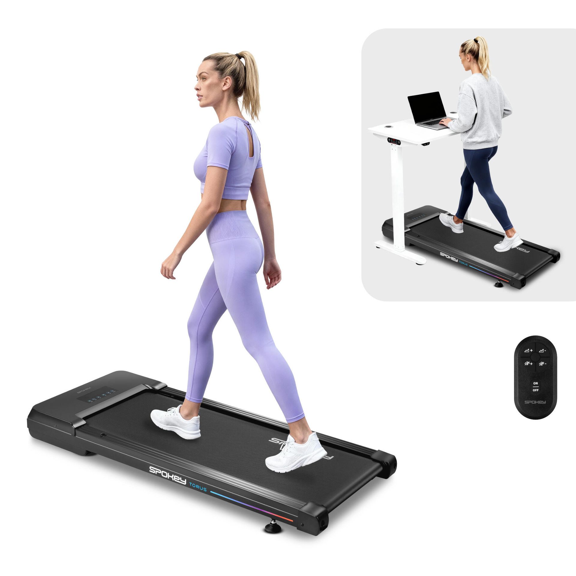 Bieżnia Spokey Bieżnia elektryczna typu walking pad TORUS