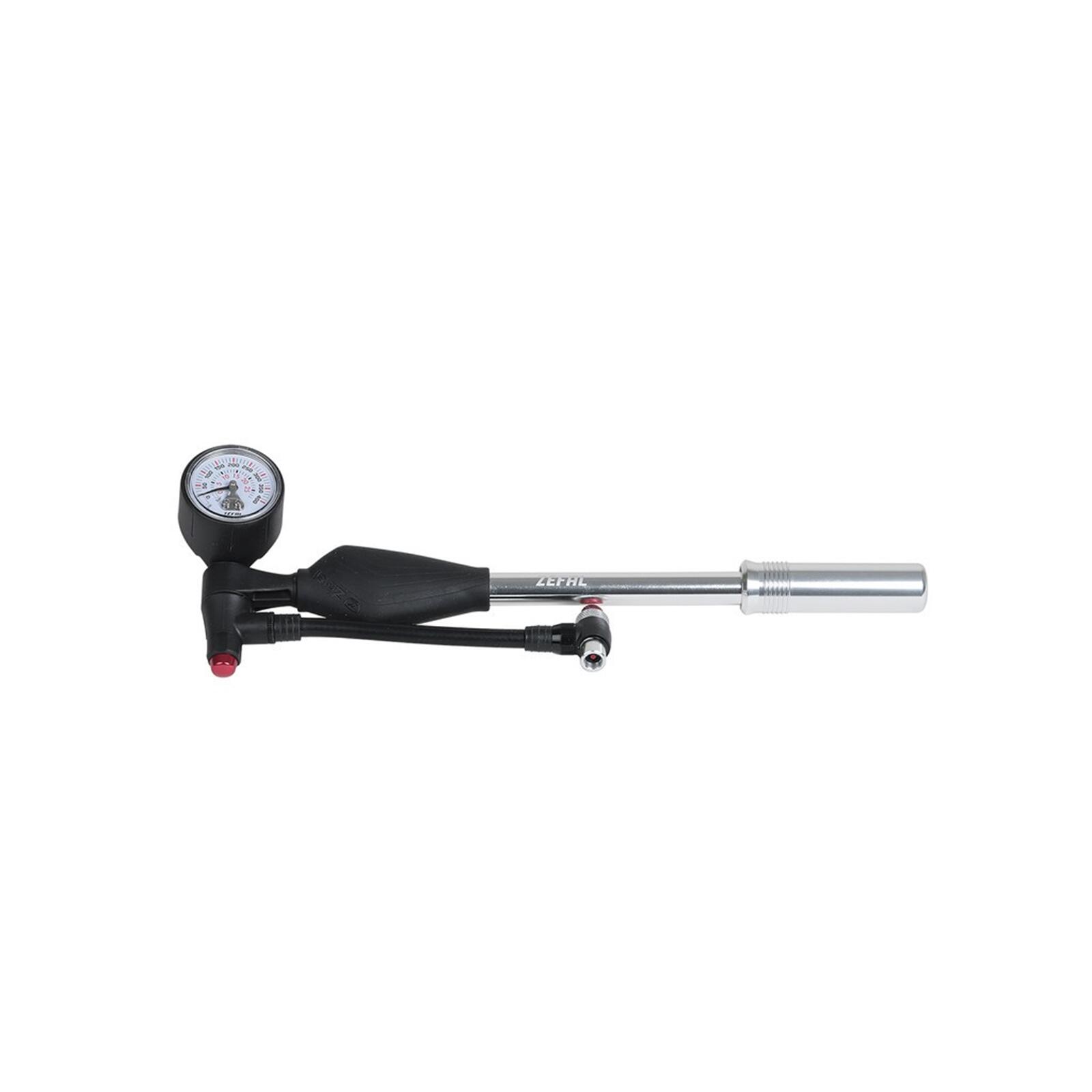 ZEFAL Z SHOCK PUMP rankinė dvir. pompa, sidabrinė/juoda