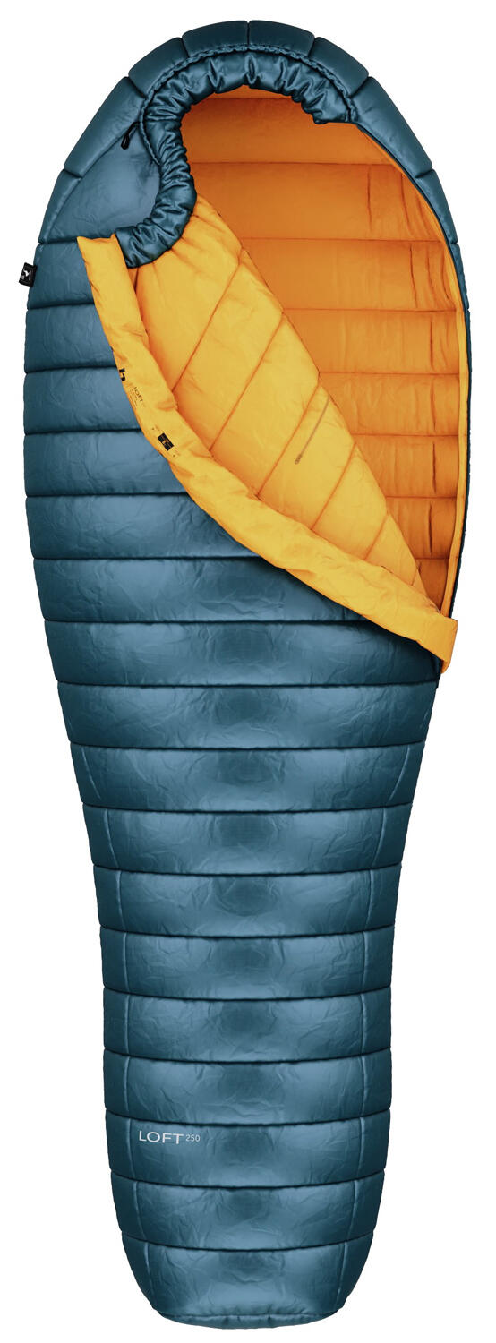 Śpiwór puchowy Hannah Loft 250 185 cm Kolor: niebieski