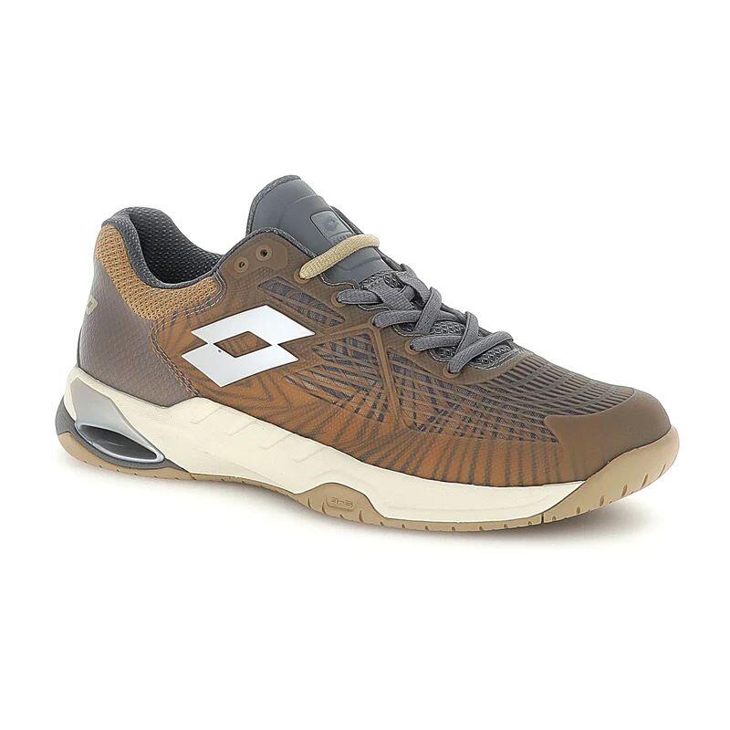 Męskie buty tenisowe Lotto Mirage 100 II SPD Cool Gray 10U/Silver Metal 2/Irish Beige EUR 45