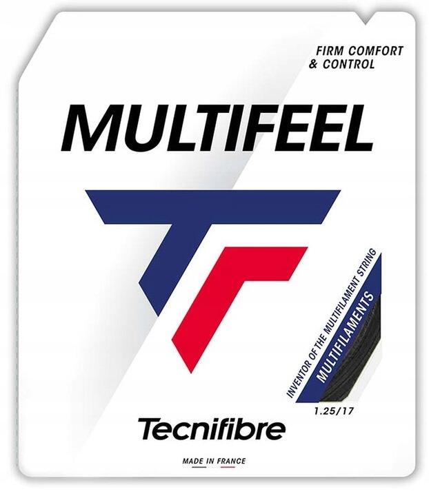 Naciąg tenisowy Tecnifibre Multifeel 1.30 black 02GMU130XB r.set