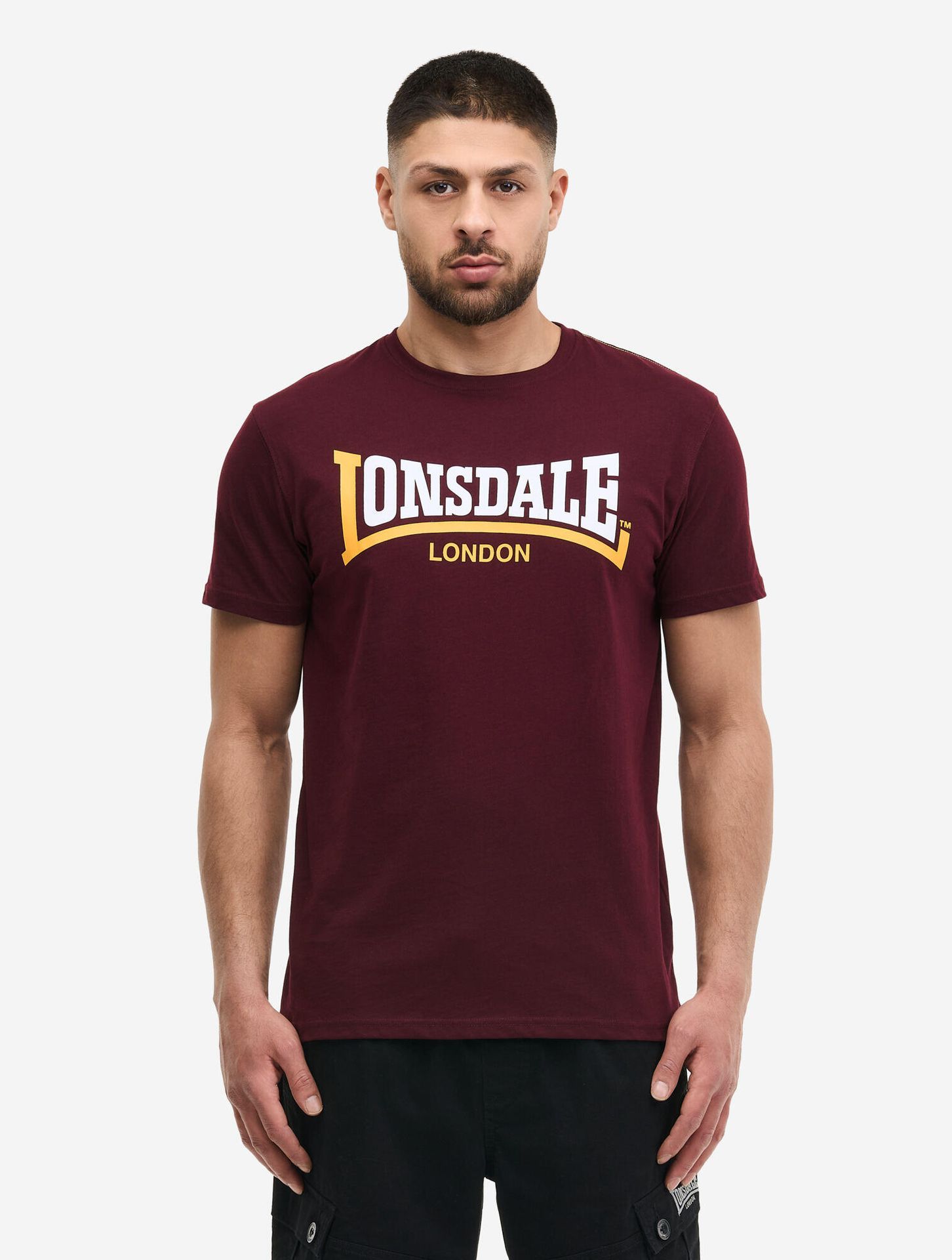 Bawełniana koszulka Lonsdale Two Tone
