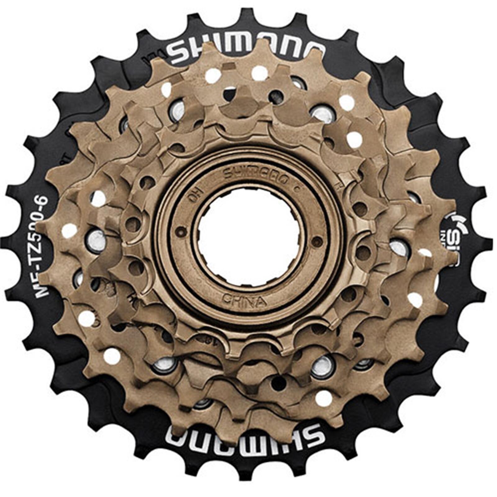 SHIMANO Wolnobieg MF-TZ20 brązowy / Ilość biegów: 6 / Stopniowanie: 14-28 / Wersja zestawu: podstawowy AMFTZ206428T