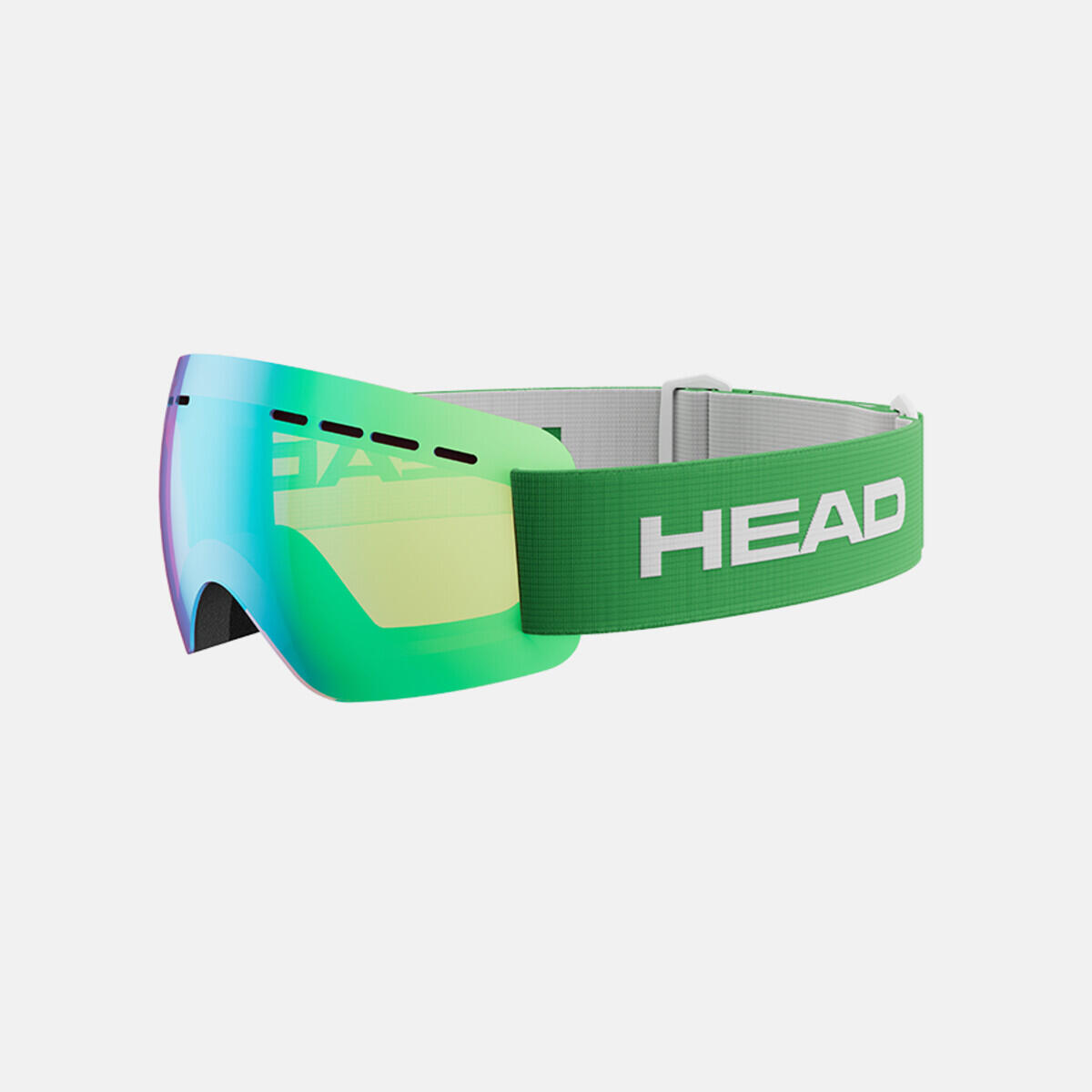 Head SOLAR FMR okulary narciarskie okulary snowboardowe kolekcja 2018 zwycięzca ISPO AWARD 2016 (limonkowe), l