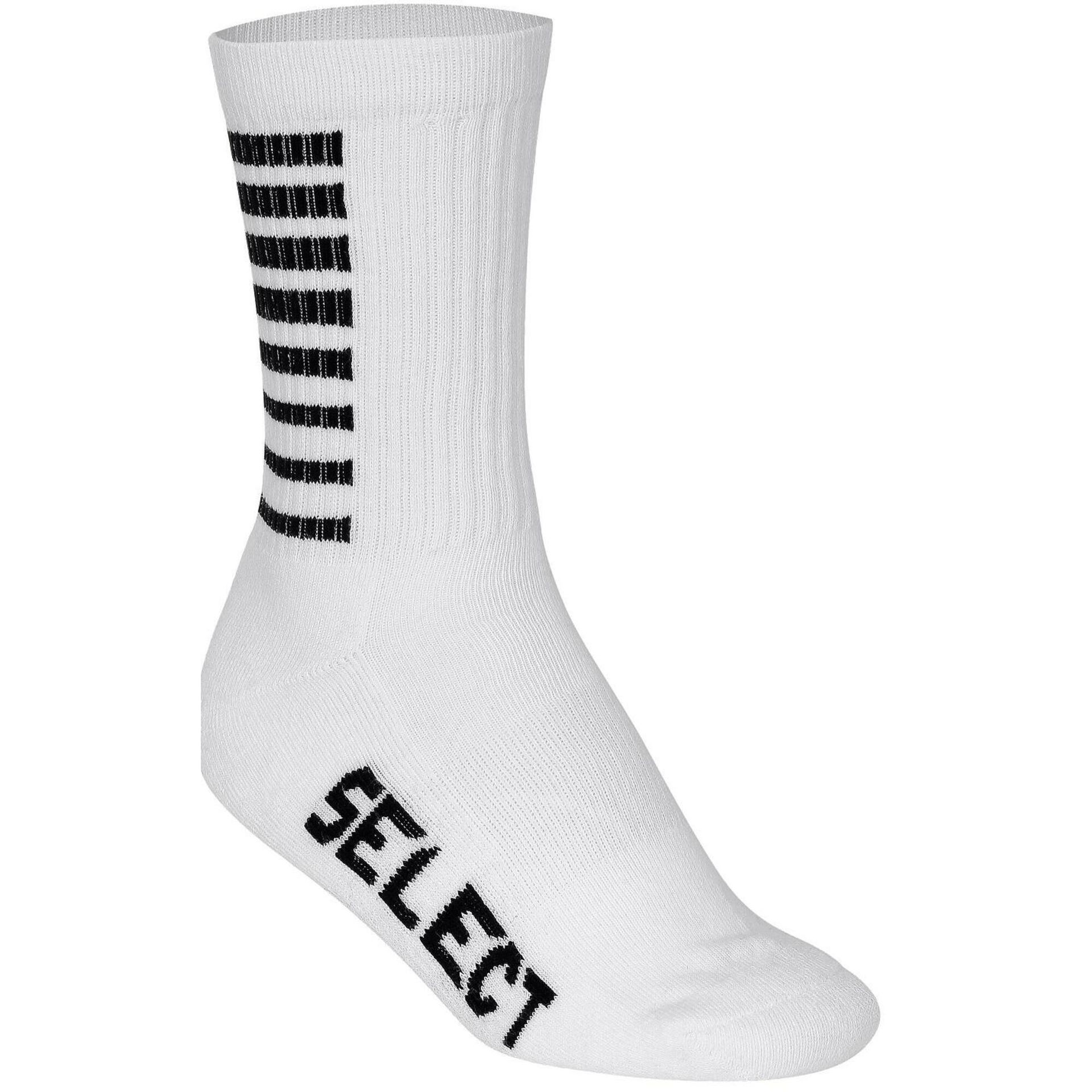 Skarpety piłkarskie treningowe męskie Select Striped czarne