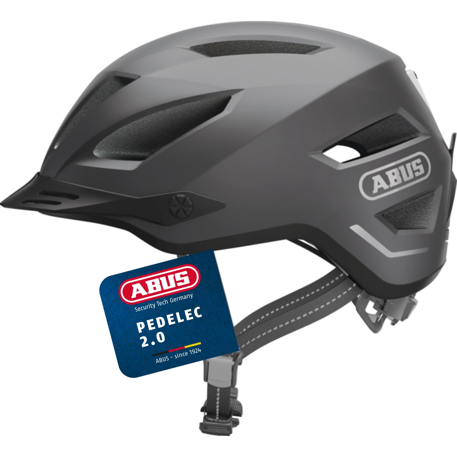 ABUS kask miejski rowerowy PEDELEC 2.0 szary