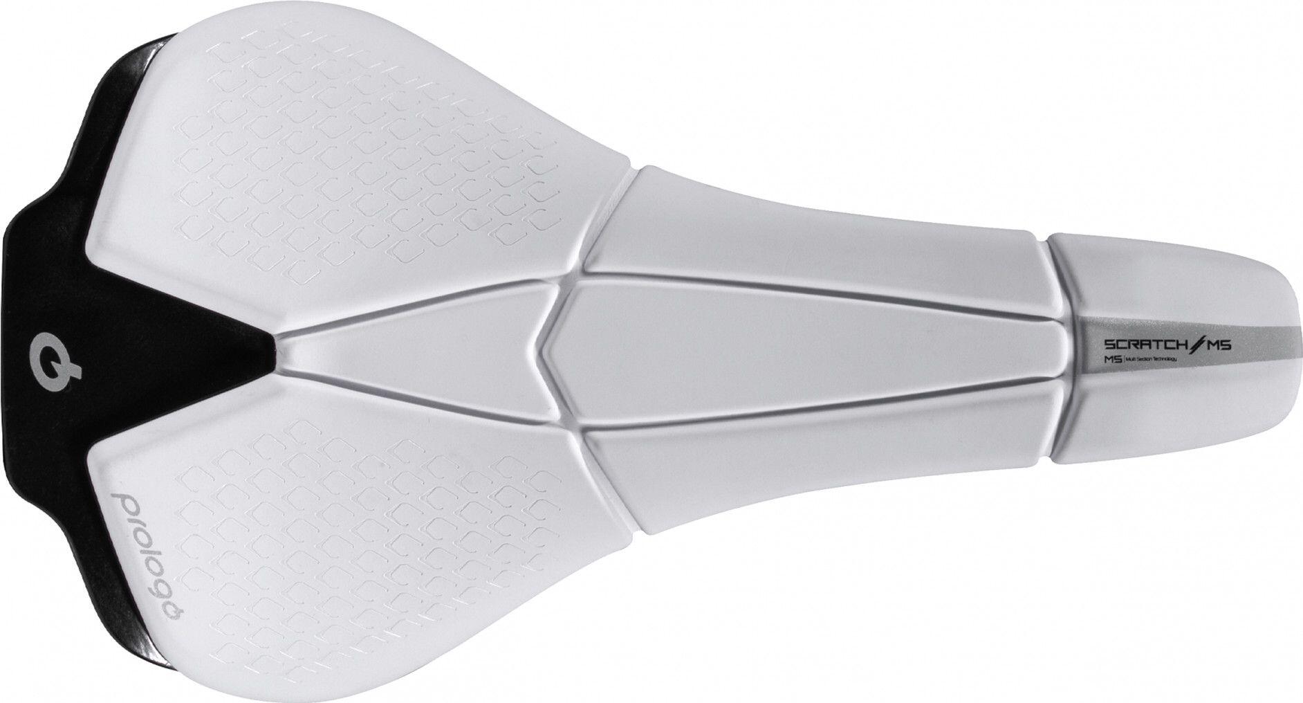 Siodełko rowerowe Scratch M5 Tirox, białe