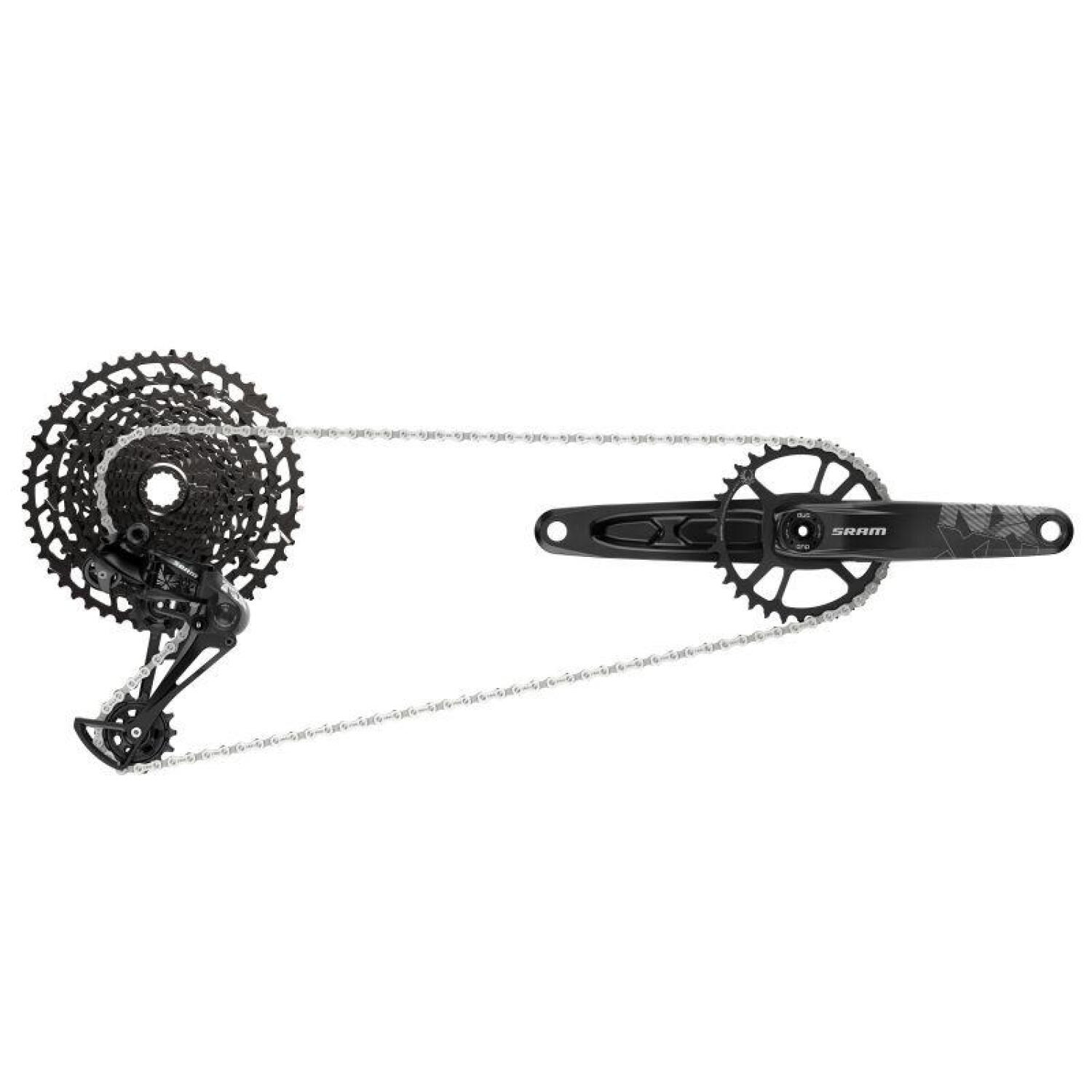 SRAM NX Eagle DUB korbką, bez Suport zestaw,,,,, 00.7918.076.001,,,,, czarna, 175 MM 00.7918.076.001