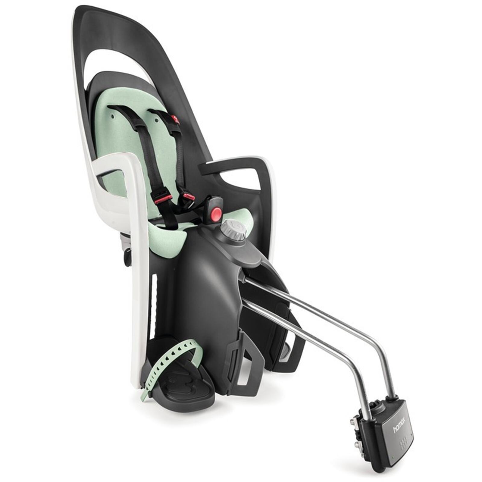 Hamax - Fotelik rowerowy Caress montowany na ramie - White/Mint
