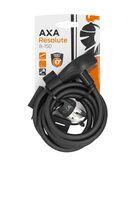 AXA Resolute zamek linkowy 8 mm x 150 cm na klucz czarny