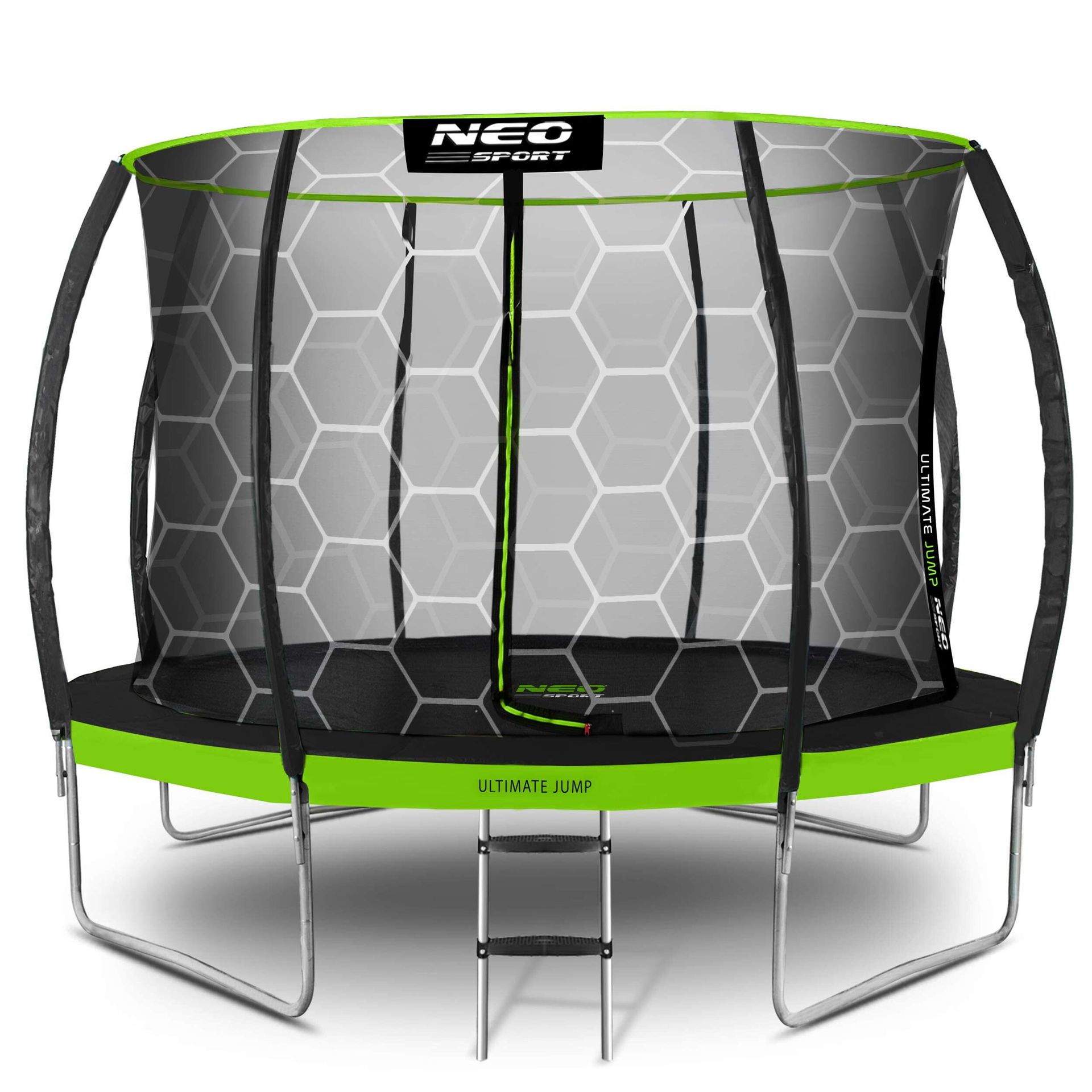 Neo-Sport Trampolina ogrodowa profilowana 14ft/435cm z siatką wewnętrzną