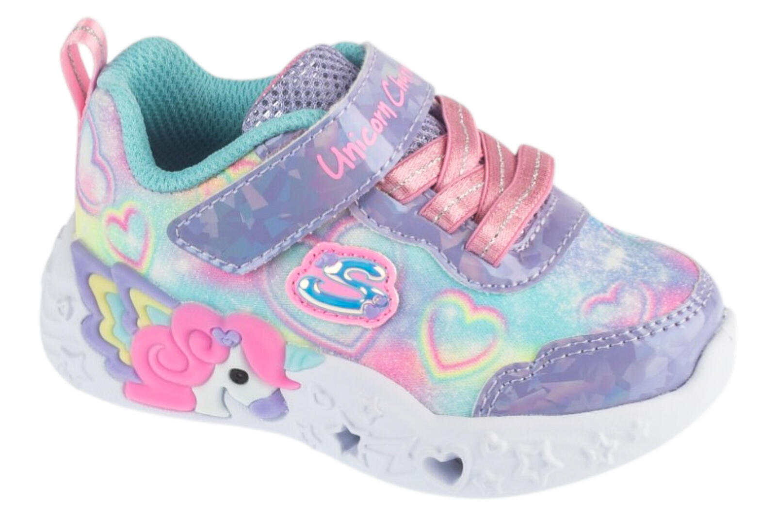 Buty sportowe Sneakersy dziewczęce, Unicorn Charmer - Lil Heart Sparkles