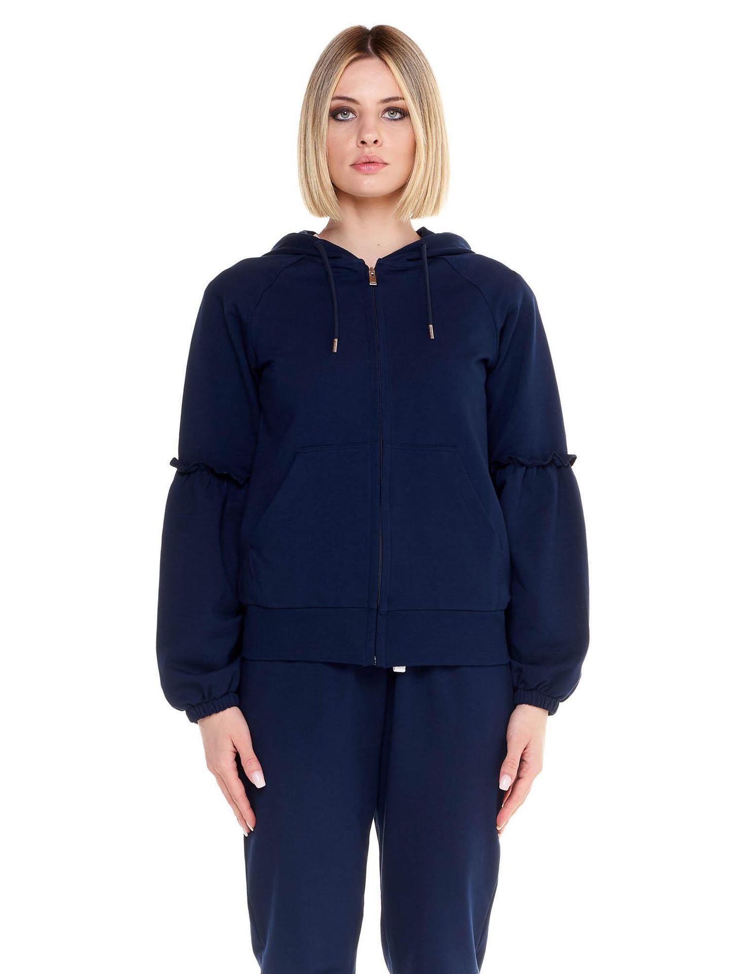 Bluza miękka z bawełna z kaptur na co dzień