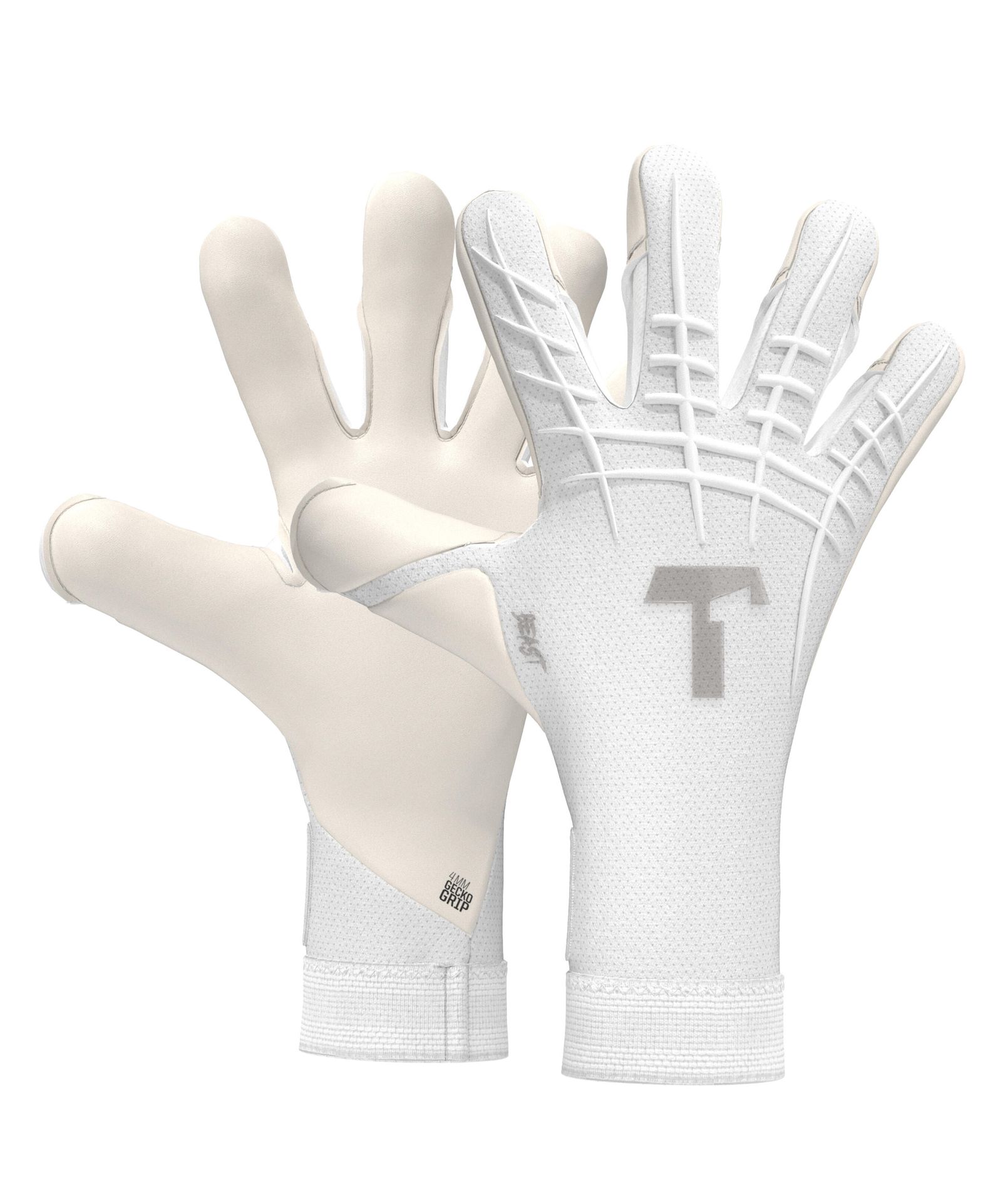 Rękawice bramkarskie seniorskie T1tan White Beast 3.0