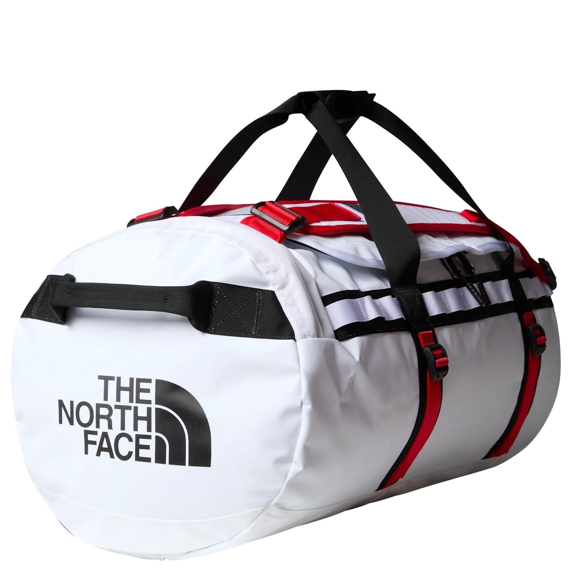 Torba plecak The North Face Base Camp Duffel M - tnf white / tnf black / elevation red