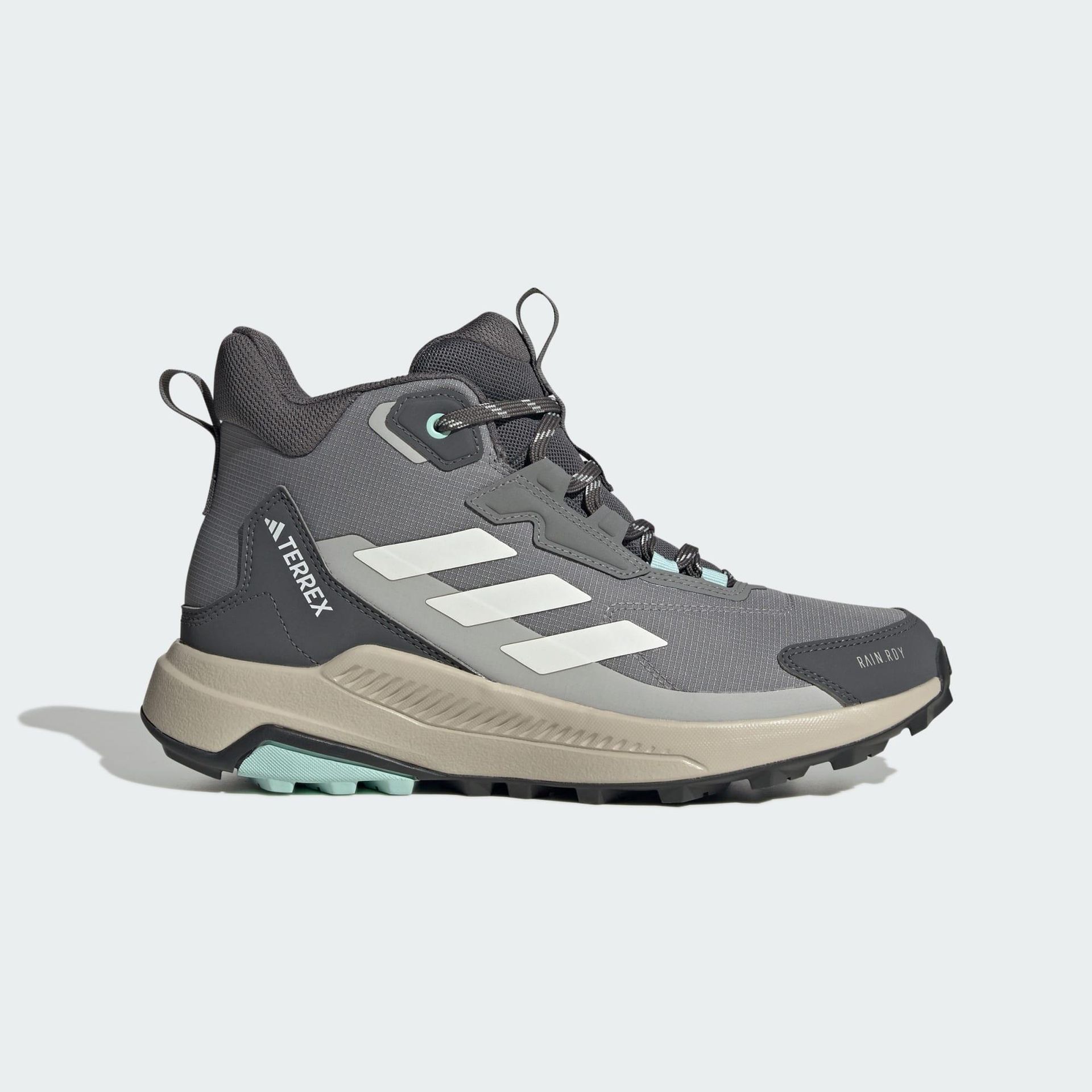 adidas Kobiety Terrex Anylander Mid Rain.Rdy Hiking Shoes, Core Black/Core Black/Grey Four, 38 EU