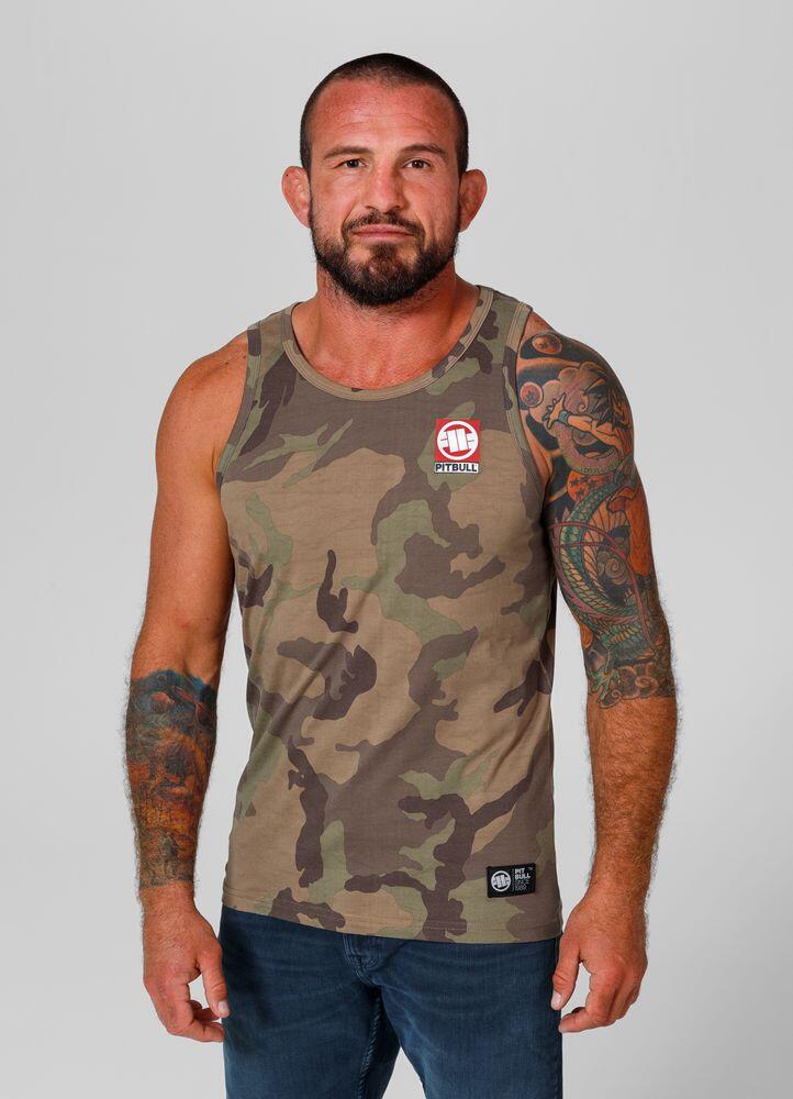 Tank Top Pit Bull Middle Weight 190 Spandex Small Hilltop '24 - All Black Camo L