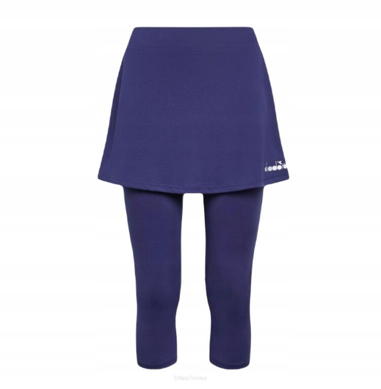 Spódniczka tenisowa z legginsami Diadora Power Skirt granatowa XS