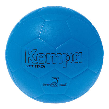 Piłka do piłki ręcznej Kempa Soft neonowa niebieska rozmiar 3