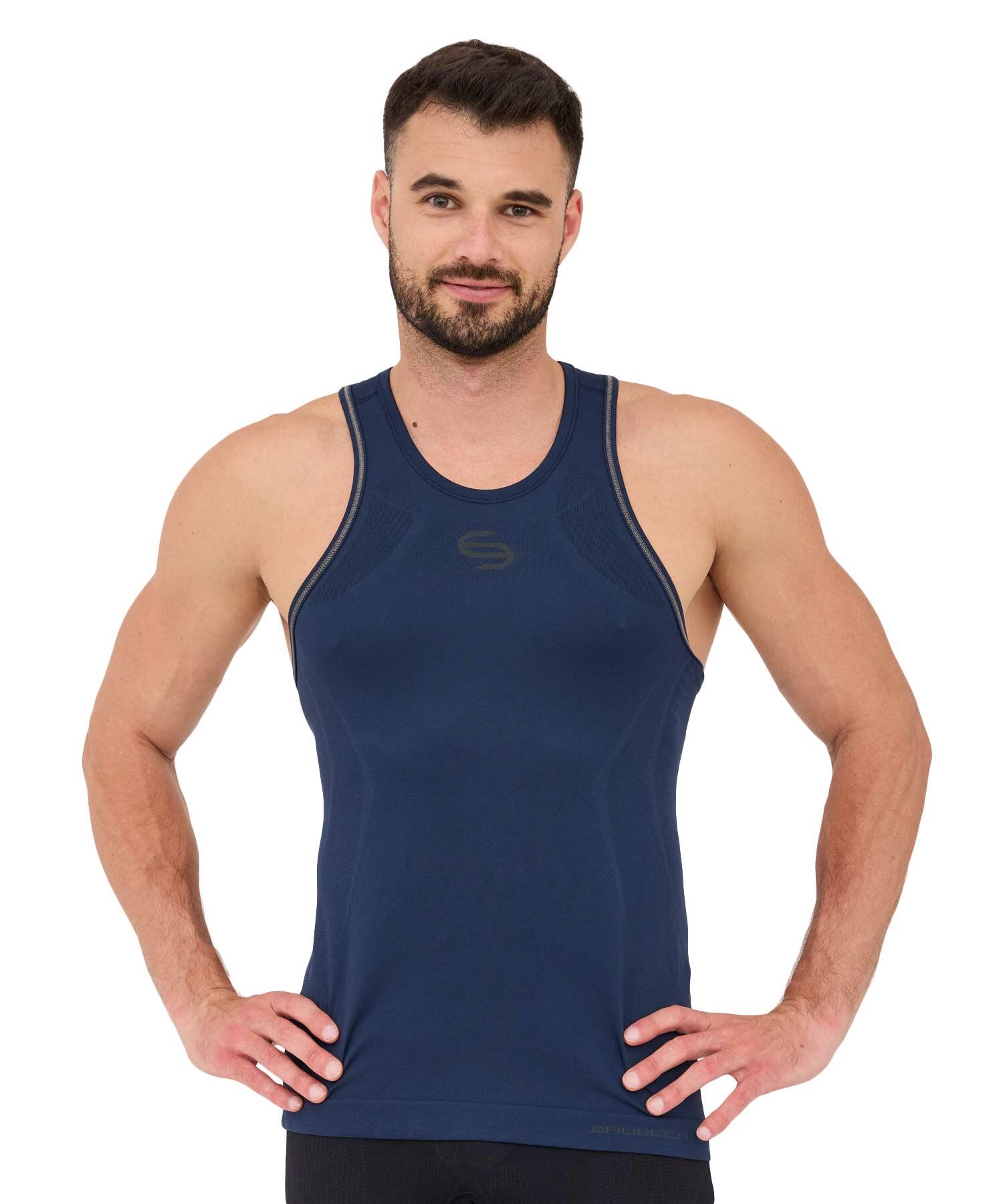 Brubeck, Top termoaktywny męski bez rękawów, Fitness, rozmiar XXL