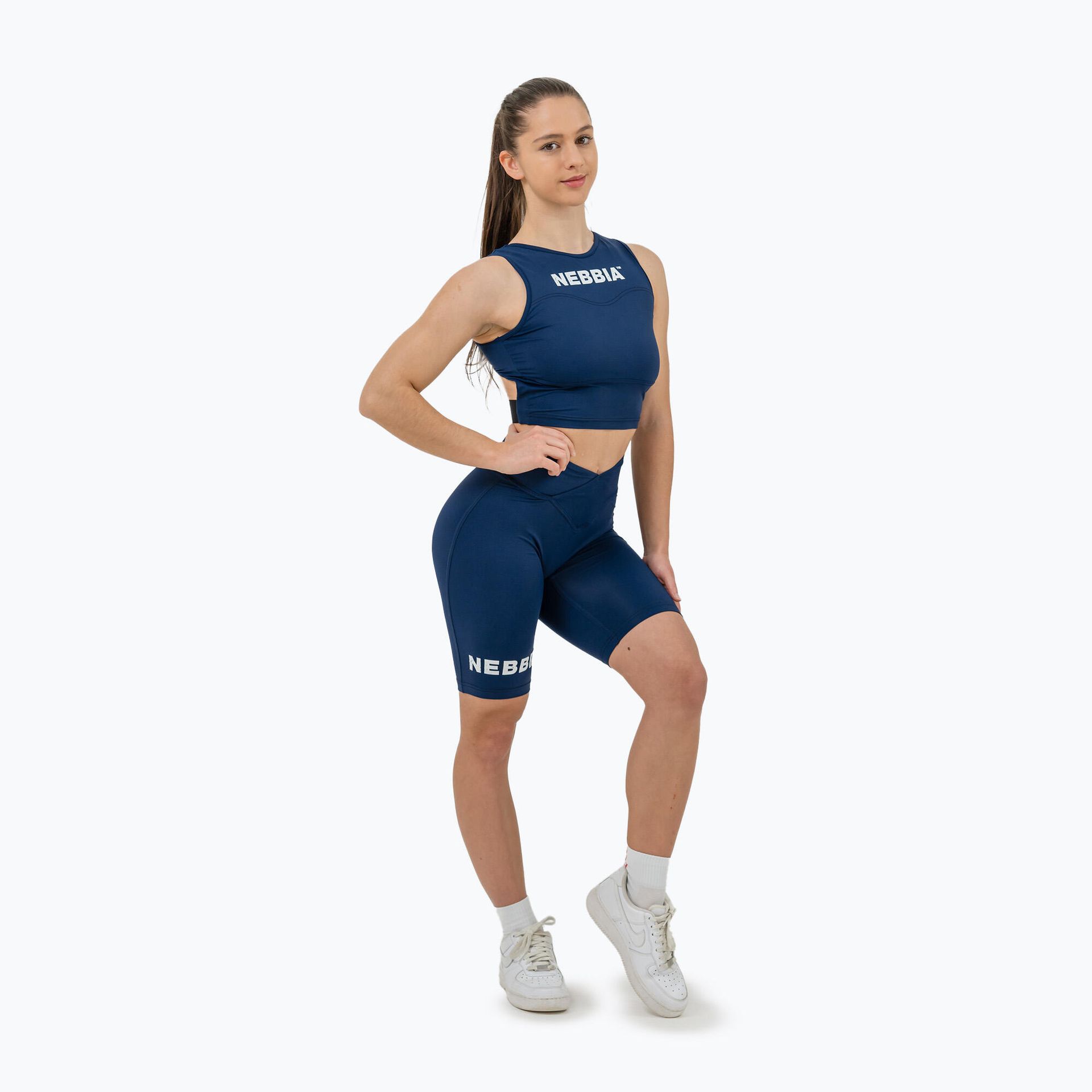 Top treningowy damski NEBBIA Gym Therapy Cropped