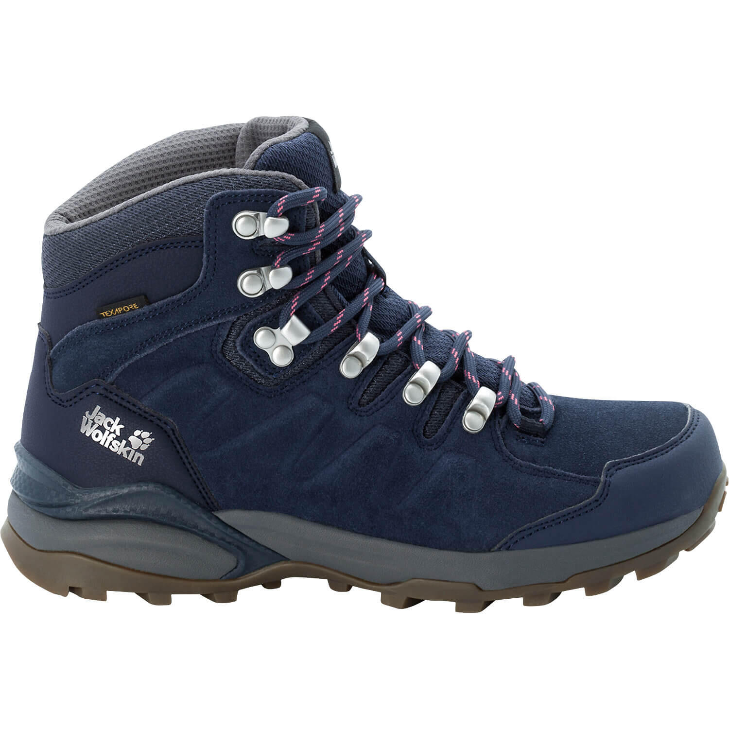 Buty trekkingowe damskie Jack Wolfskin Refugio Texapore Mid granatowe r. 37