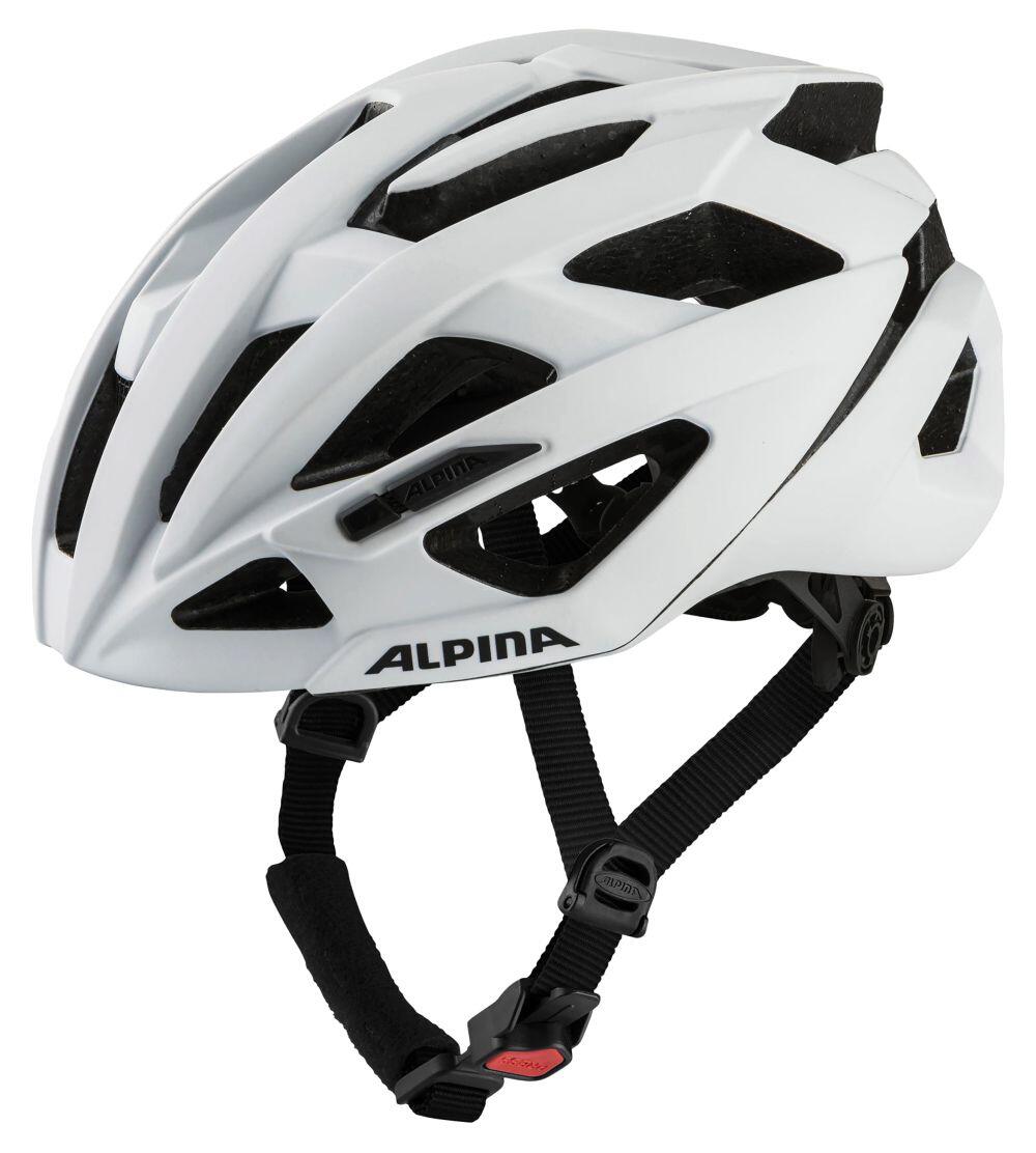 Alpina Unisex - Dorośli, VALPAROLA Kask rowerowy, white matt, 55-59 cm
