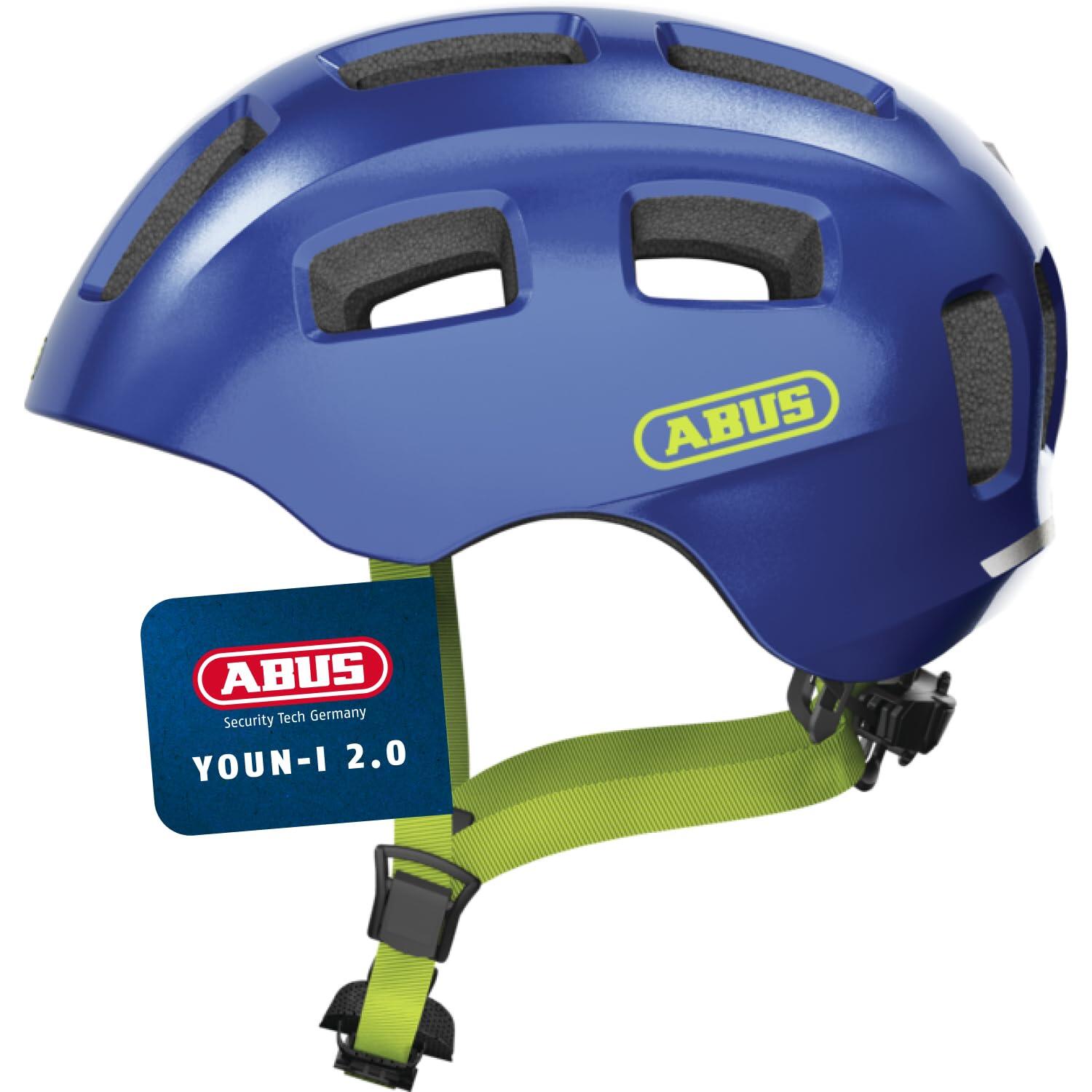 Abus Youn-I 2.0 Helmet Youth, niebieski S | 48-54cm 2021 Kaski dla dzieci