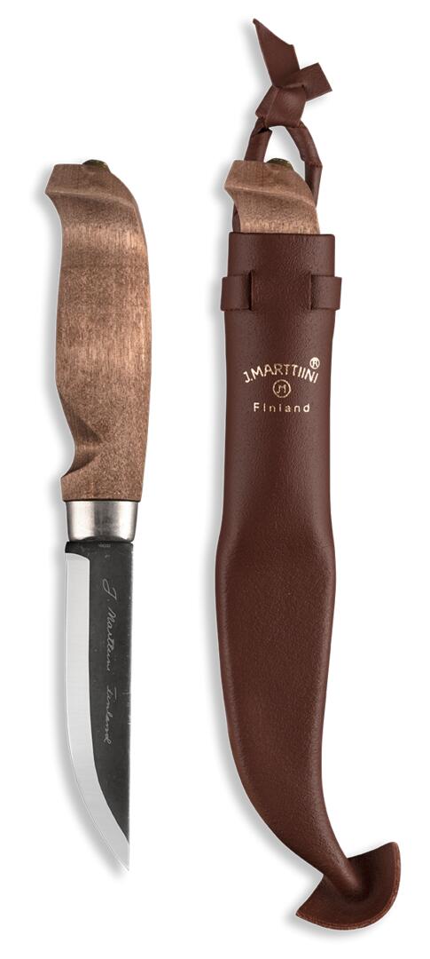 Marttiini MART tiini Lynx Lumberjack Carbon Knife with steel blade, Handle w Birch 127012