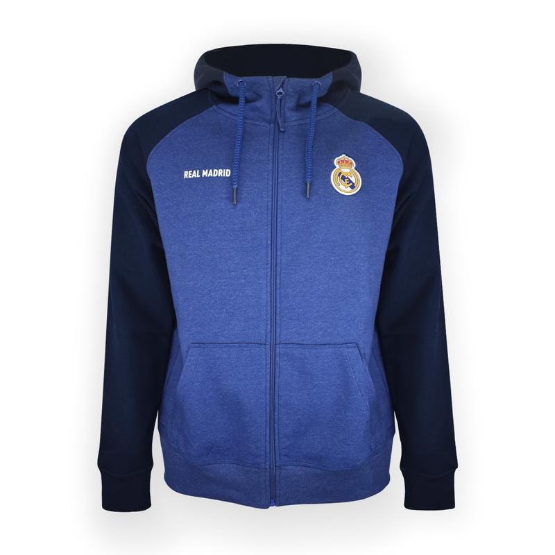 Bluza z kapturem dziecięca Real Madryt w kolorze granatowym